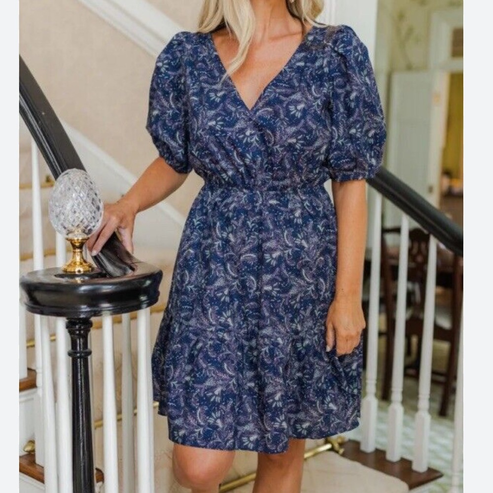 NWT Lucy Paris Lucraissa Paisley Dress S